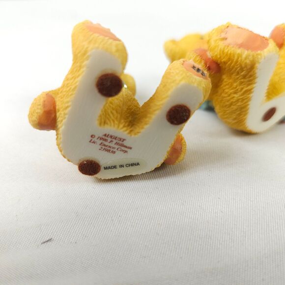 3 VTG P Hillman Enesco Cherished Teddies Little Sparkles June August Birthstone - Picture 5 of 6